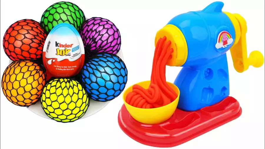 برنامه سرگرمی ساخت اسلایم کالرفول جذاب – اسلایم بازی نودل رنگارنگ