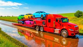 ماشین پلیس / ماشین های اسباب بازی / ماشین بازی طولانی / ماشین بازی