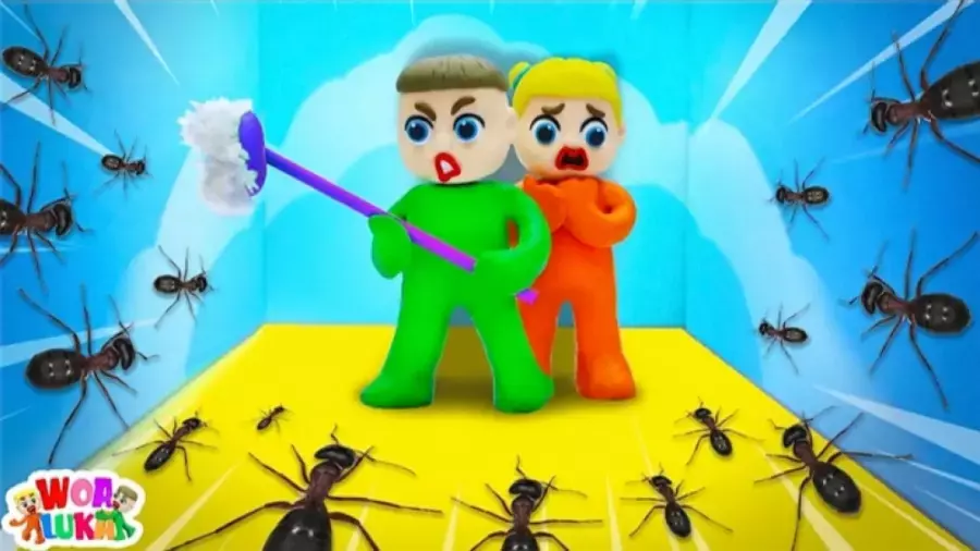 کارتون خمیر بازی کودکانه لوکا جدید | داستان ترس از مورچه ها