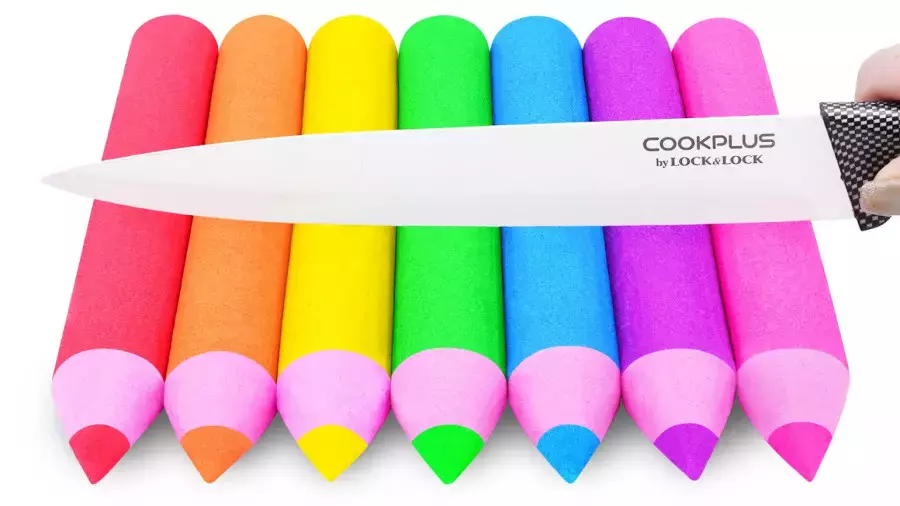 سرگرمی جذاب ساخت اسلایم برای بازی – اسلایم رنگی رنگی طولانی