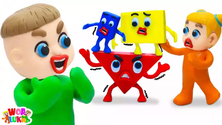 کارتون خمیر بازی کودکانه لوکا جدید | داستان ساختن خانه بازی