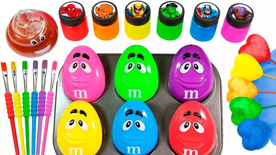 ساخت اسلایم کالرفول جدید آموزش ساخت اسلایم شاین و اکلیلی جذاب