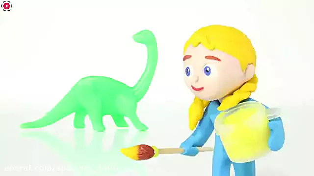 کارتون خمیر بازی کودکانه لوکا جدید | داستان دایناسور