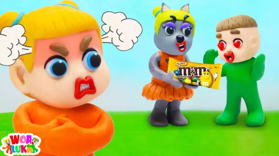 کارتون خمیر بازی کودکانه لوکا جدید | داستان عصبانی نشو