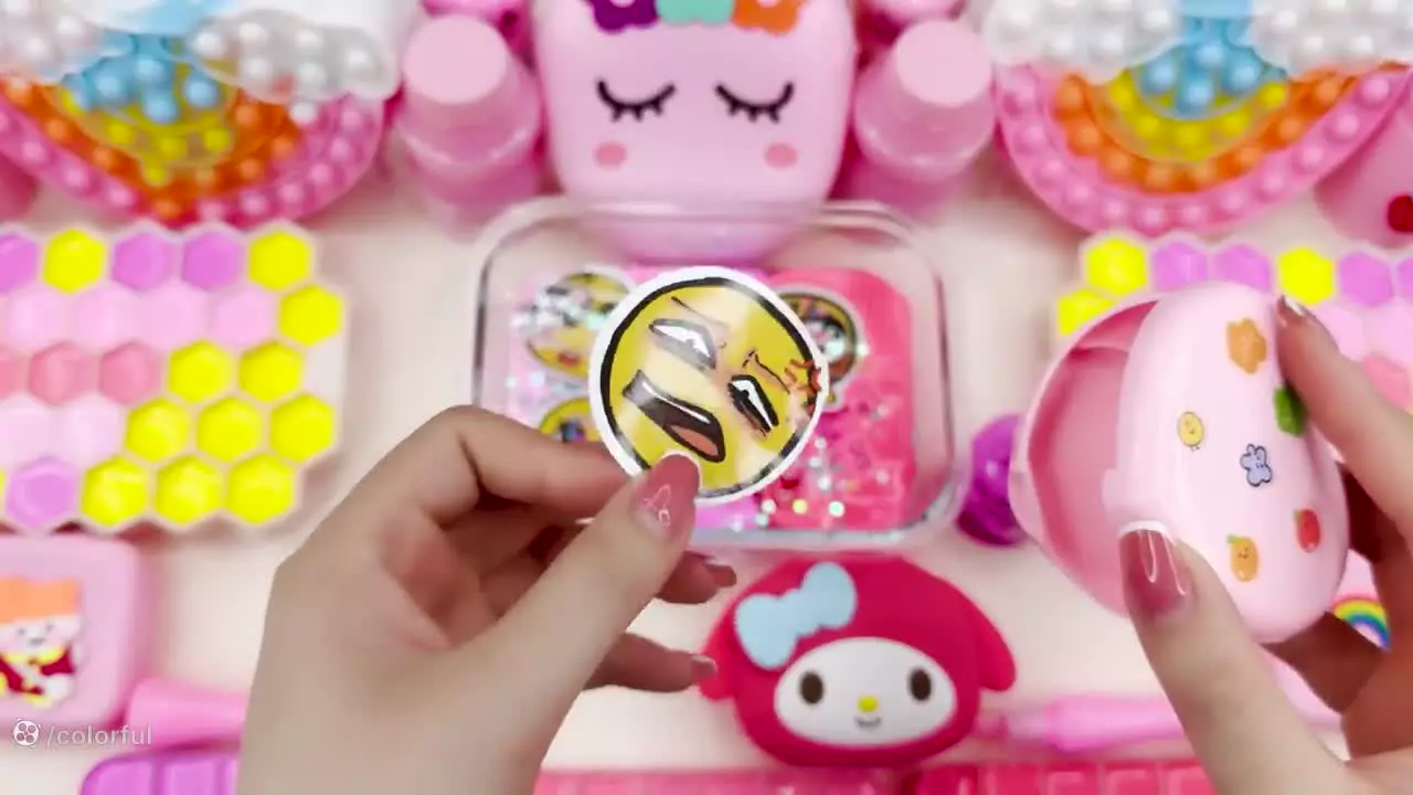 آموزش ساخت اسلایم جدید – اسلایم جذاب میکس اسلایم کالرفول