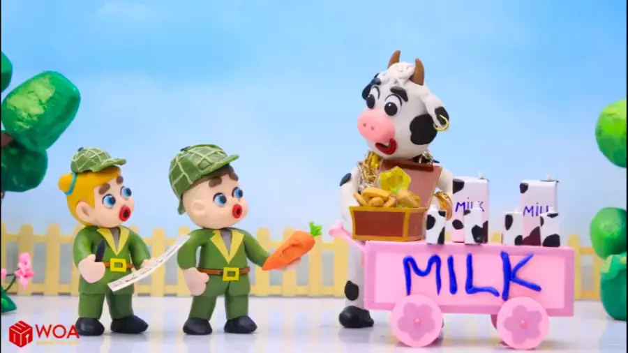 کارتون خمیر بازی کودکانه لوکا جدید | داستان پلیس به دنبال دزد هویج