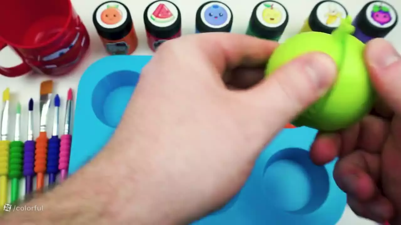 اسلایم بازی برای بچه ها ساخت اسلایم با رنگ‌های شگفت‌انگیز و جذاب