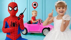 دیانا و روما جدید_کودک دیانا و روما_غذای جادویی دیانا و روما برای یادگیری رنگ ها