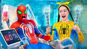 نبرد مرد عنکبوتی و اسپایدرمن مبارزه راهب خانگی عنکبوتی spiderman مرد عنکبوتی