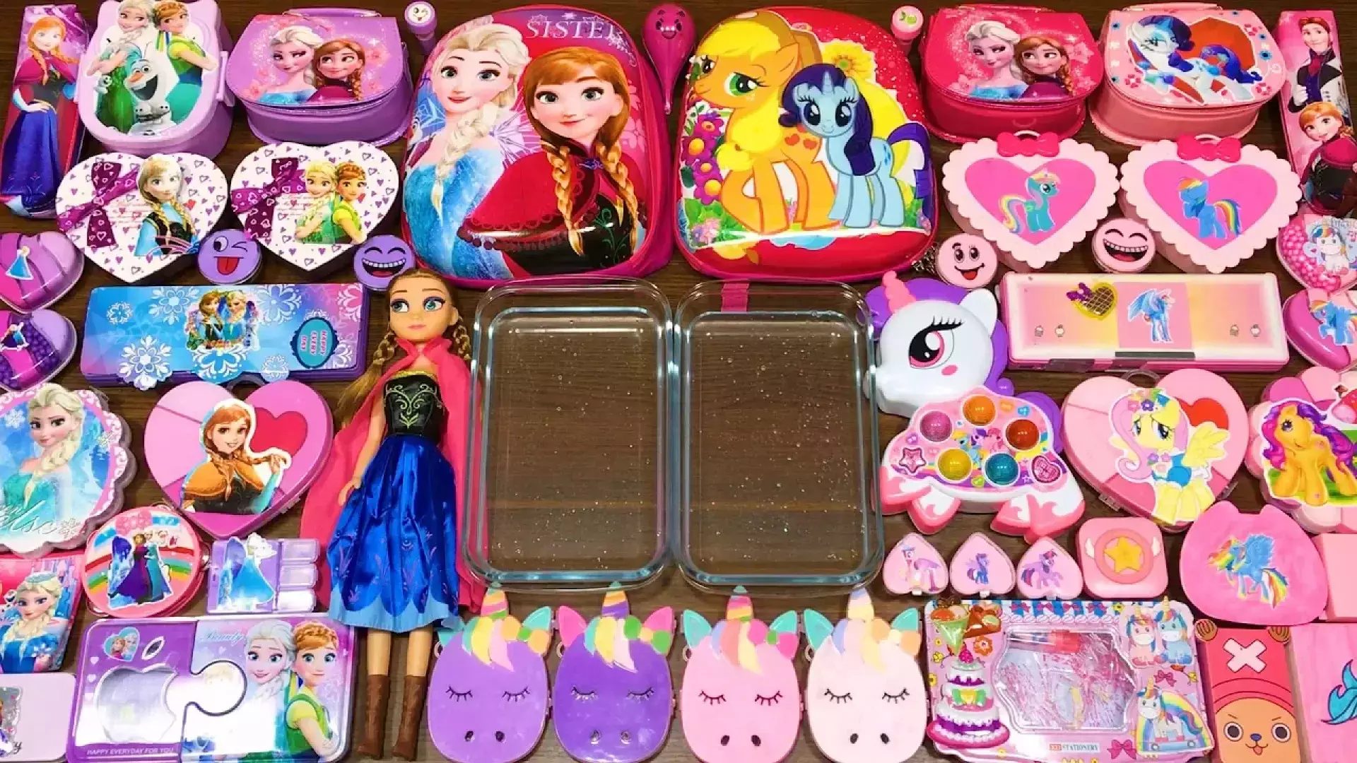 آموزش ساخت اسلایم کالرفول سرگرمی مخلوط کردن اسلایم السا و آنا جدید