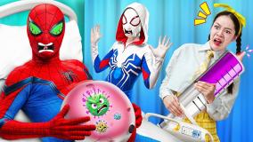 مردعنکبوتی نبرد و اسپایدرمن مبارزه در عروسی spiderman اسپایدر من مرد عنکبوتی