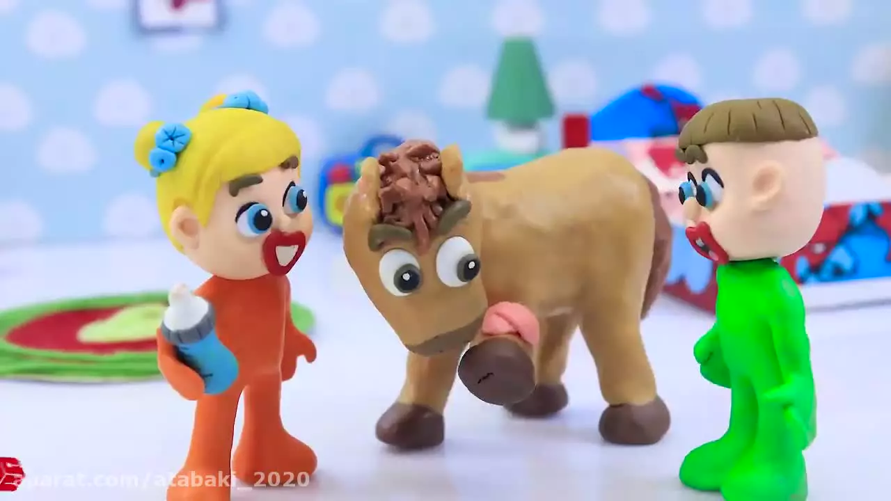 کارتون خمیر بازی کودکانه لوکا جدید | داستان مسابقه ماشین بازی فوق العاده زیبا