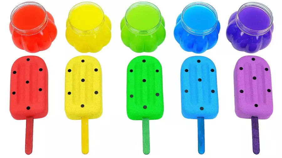 اسلایم بازی باحال جذاب – آموزش ساخت اسلایم رنگی رنگی جدید