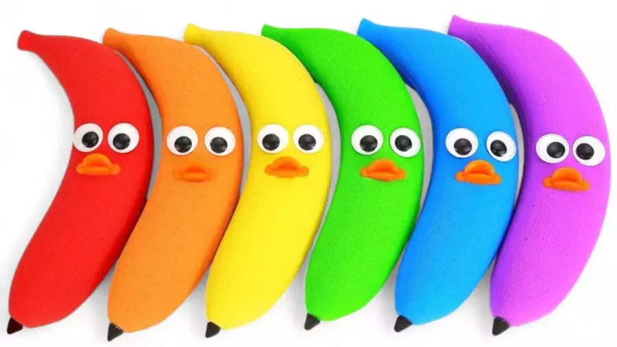 جذاب ترین سرگرمی اسلایم موز رنگی – آموزش ساخت اسلایم با دوستان