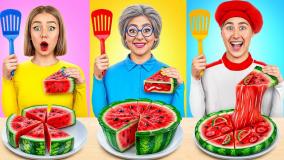 چالش موکبانگ دونا| چالش غذایی اسمر| چالش خوراکی| چالش خوراکی های ژله ای