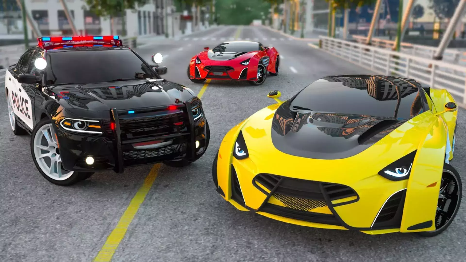 انیمیشن ماشین ها طولانی | ماشین پلیس لوکاس جدید