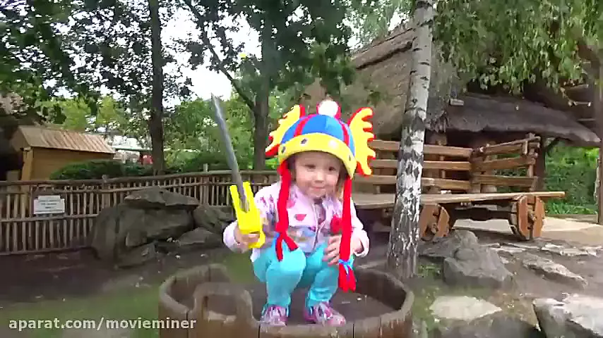 برنامه کودک جدید ناستیا و بابایی | ناستیا و چرخ و فلک بازی! ️