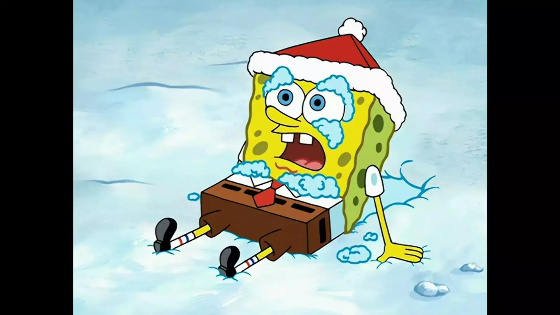 کارتون باب اسفنجی دوبله شده || انیمیشن باب اسفنجی جدید || باب افسنجی برف بازی