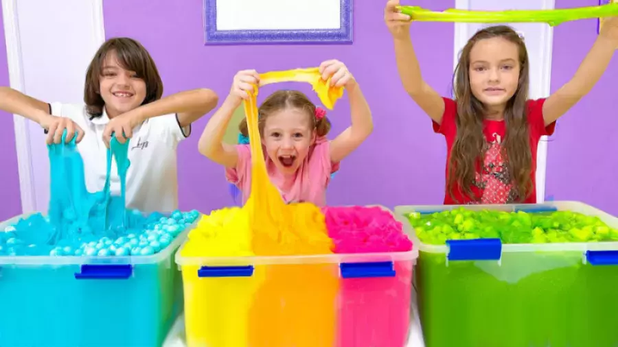 برنامه کودک ناستیا و بابایی دوبله فارسی | ناستیا و دوستان و چالش بازی! ️