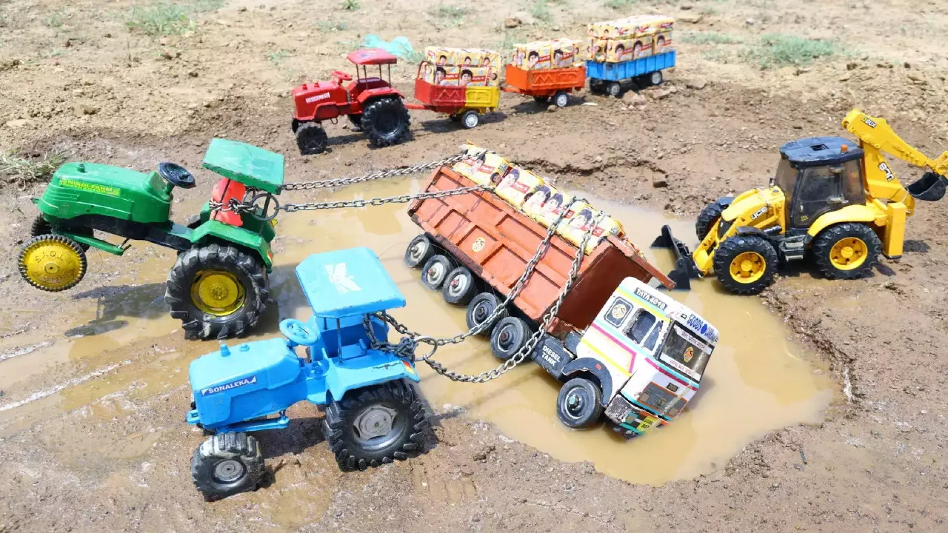 انواع تراکتور؛ کامیون ؛ ماشین اسباب بازی ؛ بازی و سرگرمی کودکانه