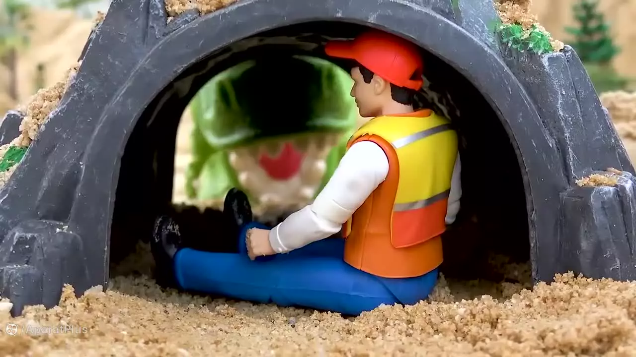 نجات ماشین اسباب بازی / تراکتور اسباب بازی / ماشین های راهسازی