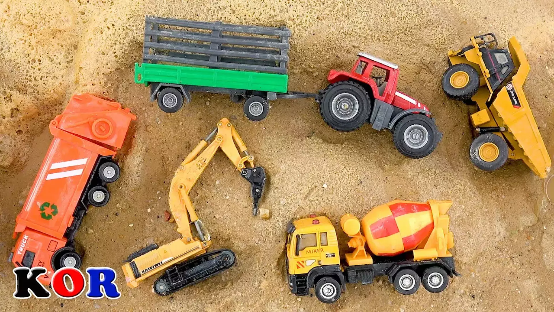 تراکتور اسباب بازی // ماشین اسباب بازی // انواع ماشین بازی