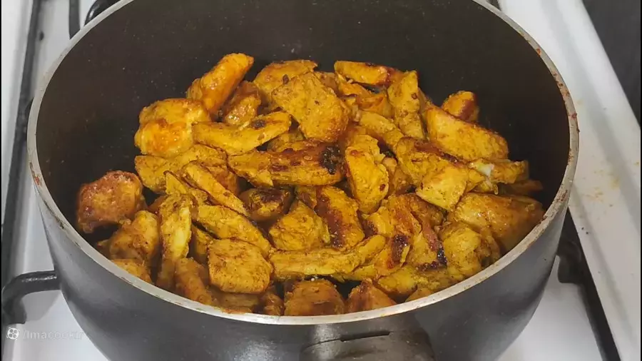 غذای سریع برای شام | پلو کدو سبز و هویج با مرغ