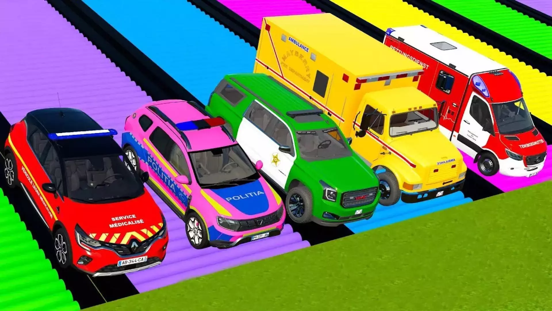 ماشین بازی کودکانه - اسباب بازی ماشین ها ، اسباب بازی ماشین تراکتور، سرگرمی کودک