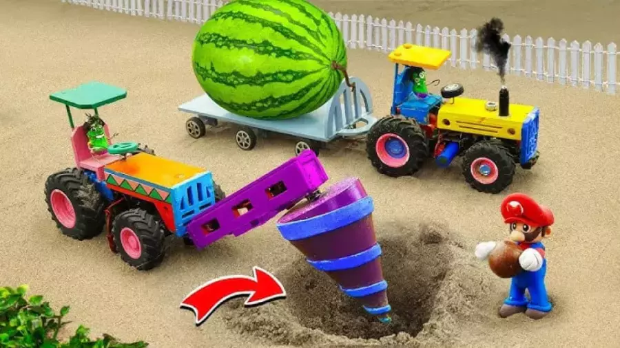 ماشین بازی مکانیکی ،،ماشین کشاورزی ،،ماشین اسباب بازی ،،تراکتور بازی