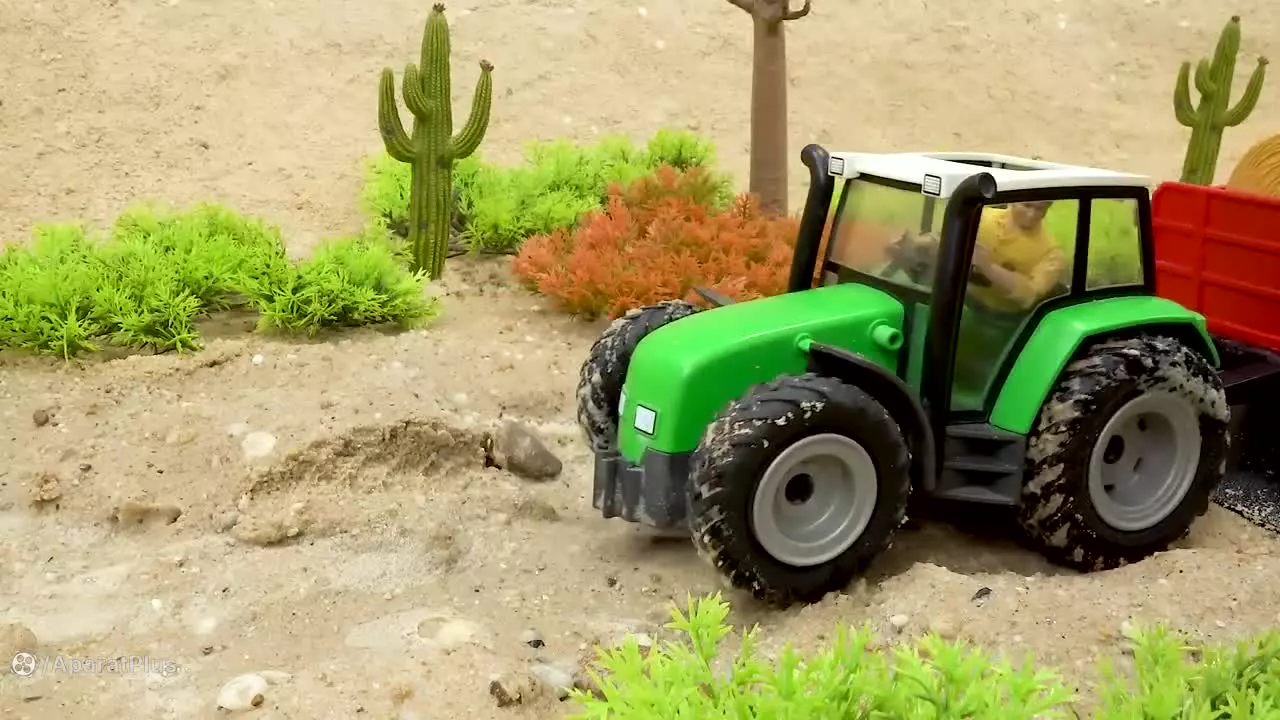 تراکتور اسباب بازی / کارتون ماشین ها / انیمیشن اسباب بازی ها
