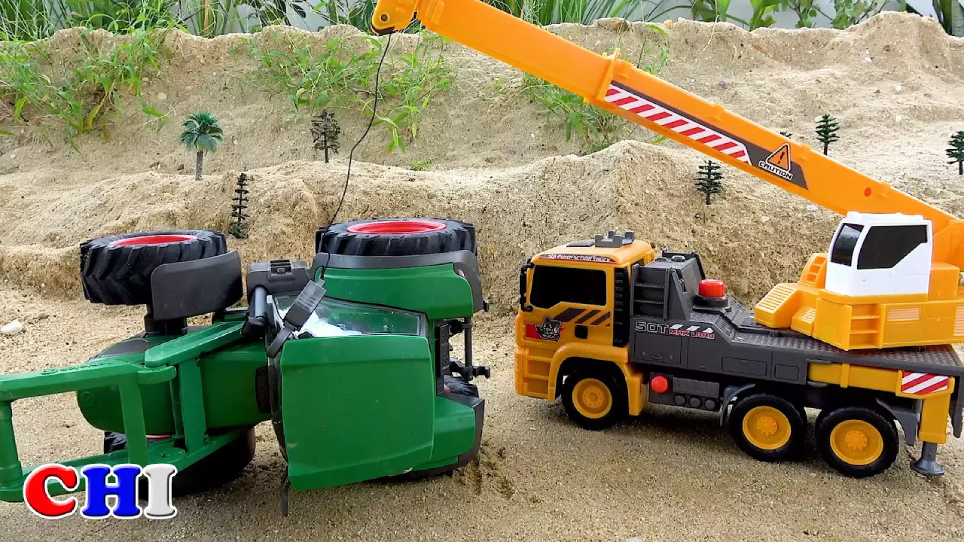 کامیون یدک کش | کامیون ماشین اسباب بازی | تراکتور اسباب بازی