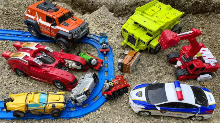 ماشین اسباب بازی: اتوبوس حمل و نقل، تراکتور، ماشین، اتوبوس، اسباب بازی