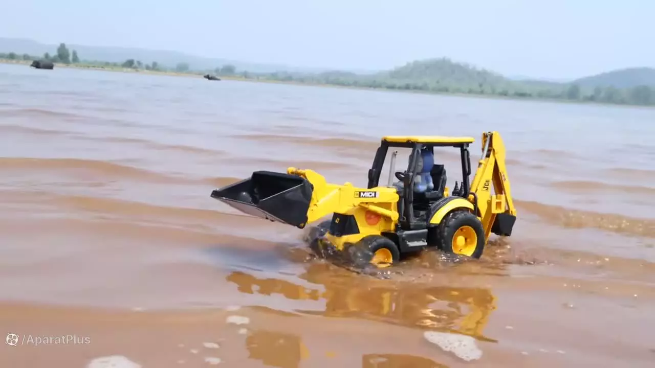 کامیون یدک کش | کامیون ماشین اسباب بازی | تراکتور اسباب بازی