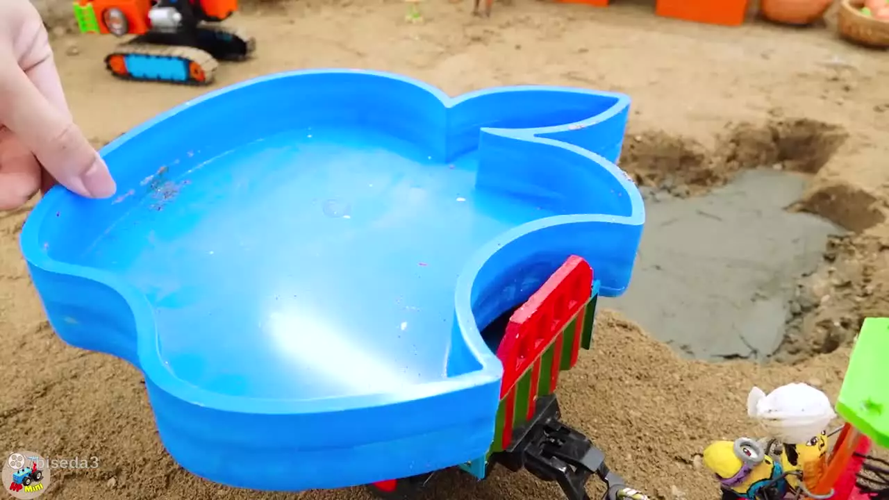 ماشین بازی کودک / ماشین اسباب بازی/ تراکتور و تریلی / ماشین بازی طولانی/ ماشین