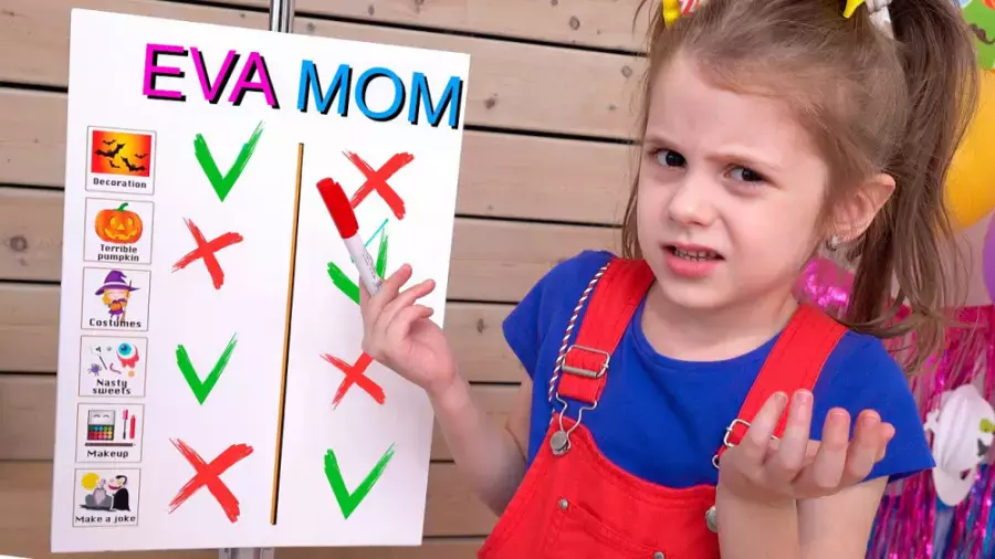 کارتون ایوا و مامان چالش هالوین جدید | کارتون کودک جدید و دیدنی