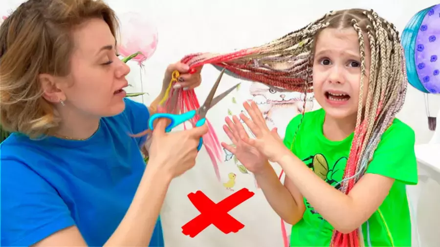 داستان جدید ایواشو بافتن موی ایوا | کارتون ایوا و مامان جذاب و جدید