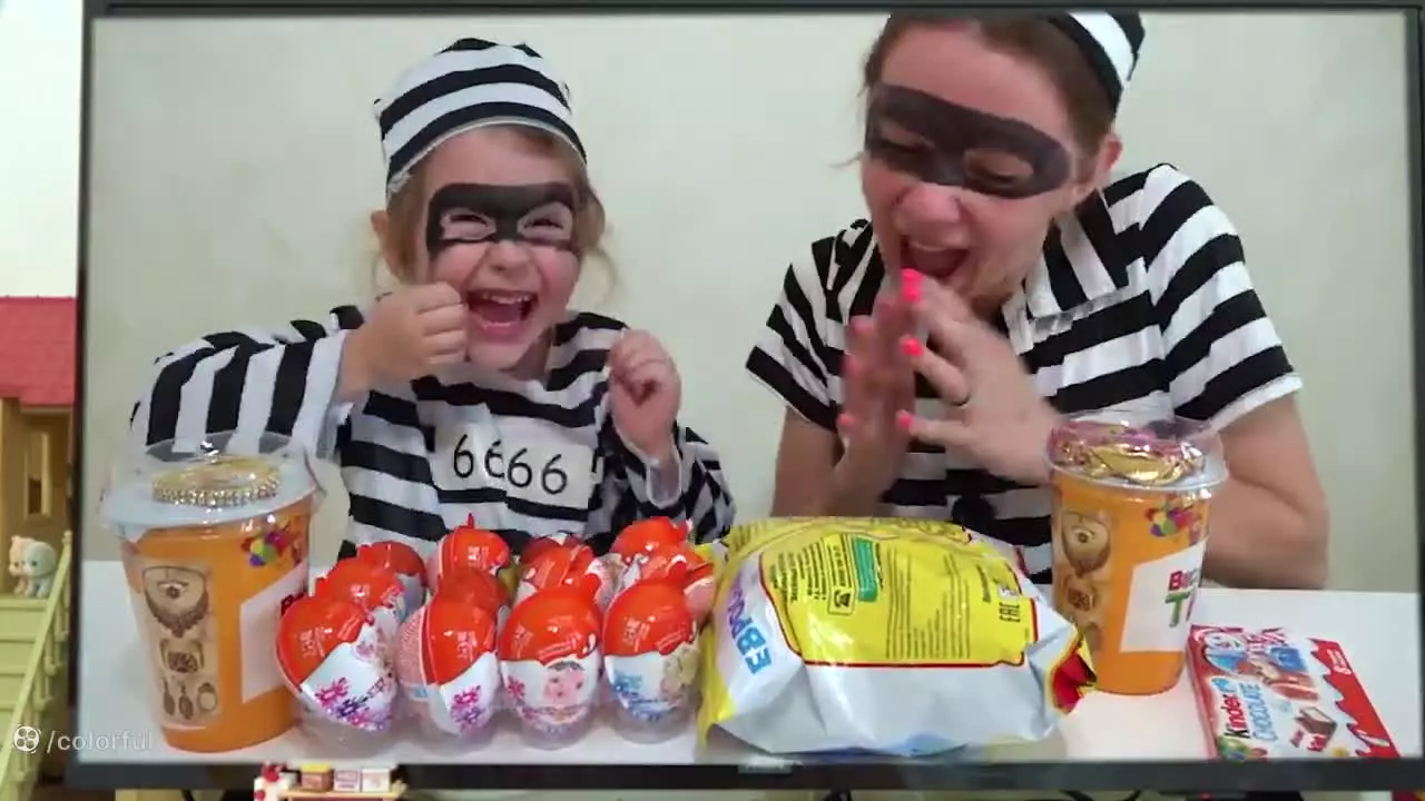 بازی جذاب ایواشو | کارتون کودک ایوا و پلیس بازی طولانی با ایوا و مامان