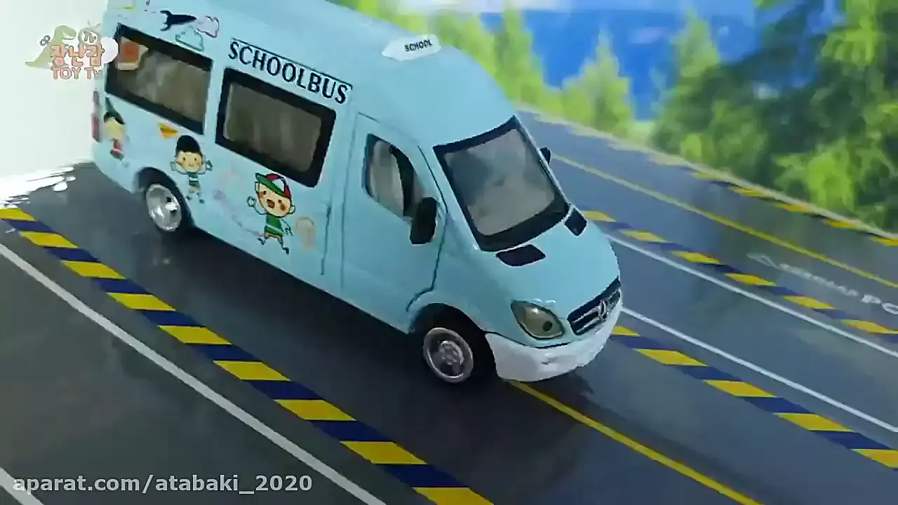 کارتون ماشین بازی جدید | سقوط ماشین ها به داخل دریاچه ژله ای