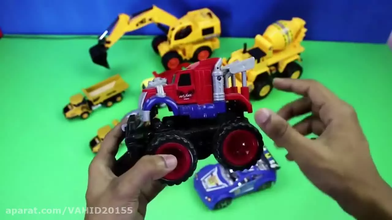 بازی با ماشین اسباب بازی مک کویین و قطار/ قسمت 91/ اسباب بازی سرگرمی کودک