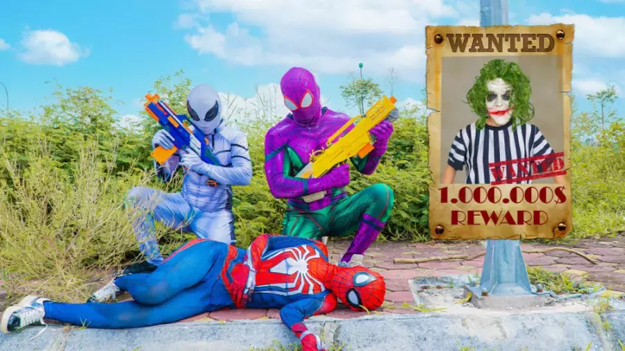 کارتون اسپایدرمن و ابرقهرمان‌ها | جوکر عجیب ویژه سرگرمی کودک