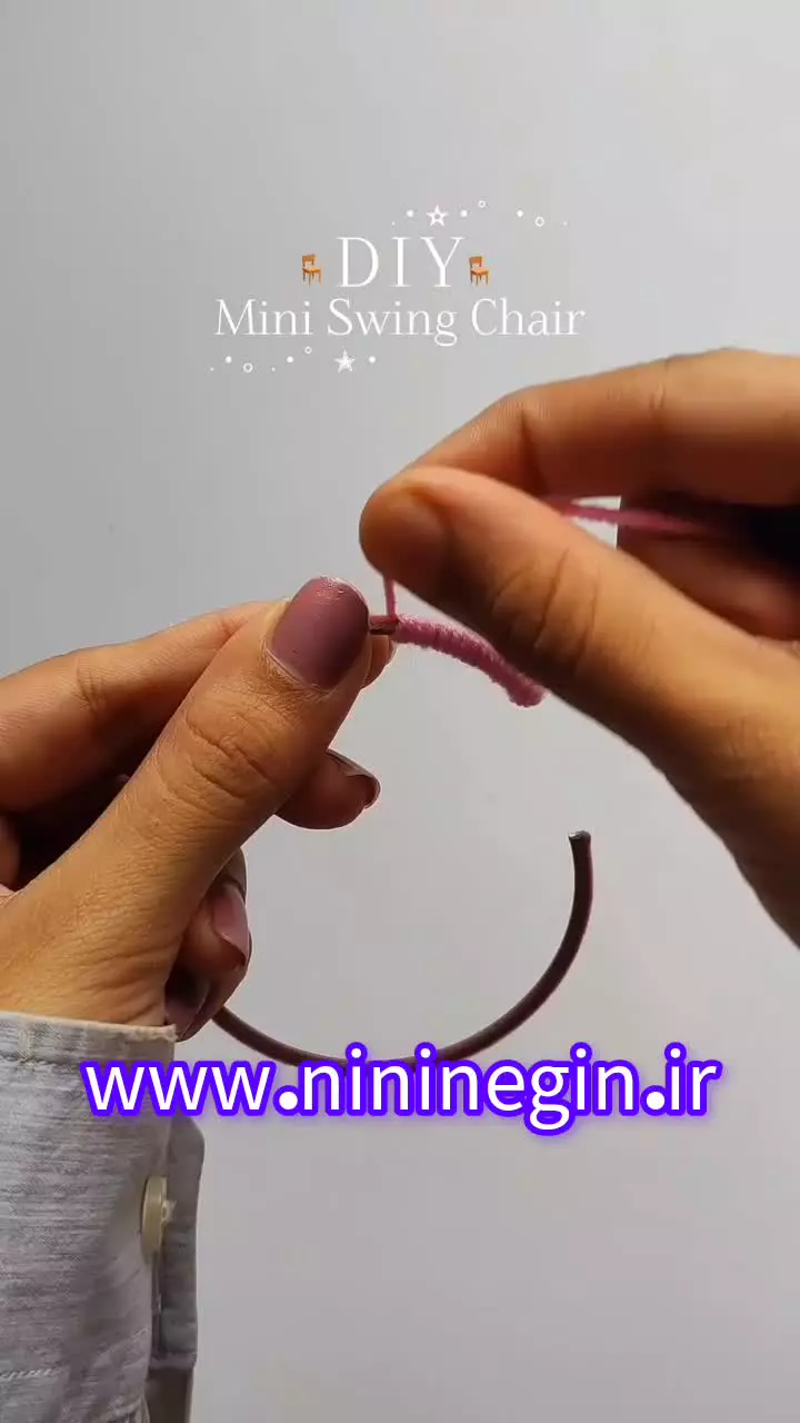 کاردستی تاب جالب و زیبا