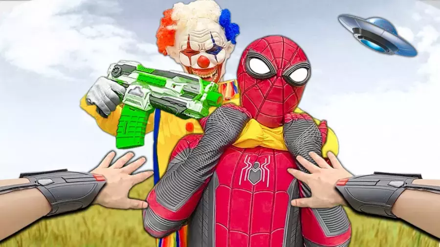 اسپایدرمن در شهر رنگی | کارتون مرد عنکبوتی برای کودکان