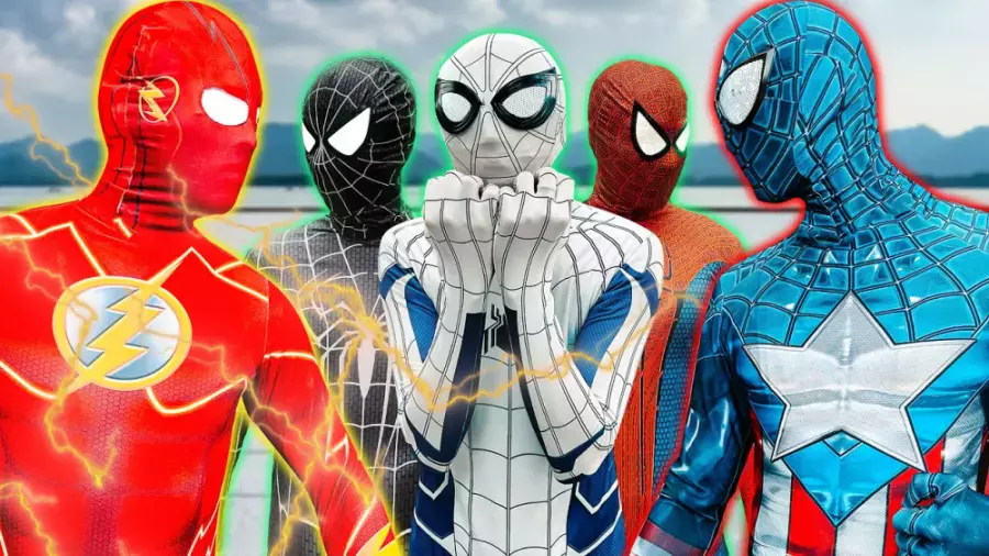 اسپایدرمن و چالش لوازم بازی نجات فلش | برنامه کودک جدید