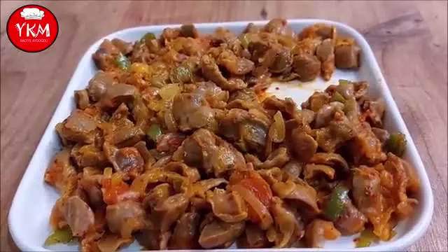 طرز تهیه غذای ترکیه ای با سنگدان مرغ آسان و ارزان خوشمزه