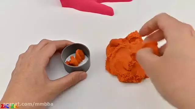 آموزش شن بازی کودک | ساخت شکل‌های کارتونی زیبا