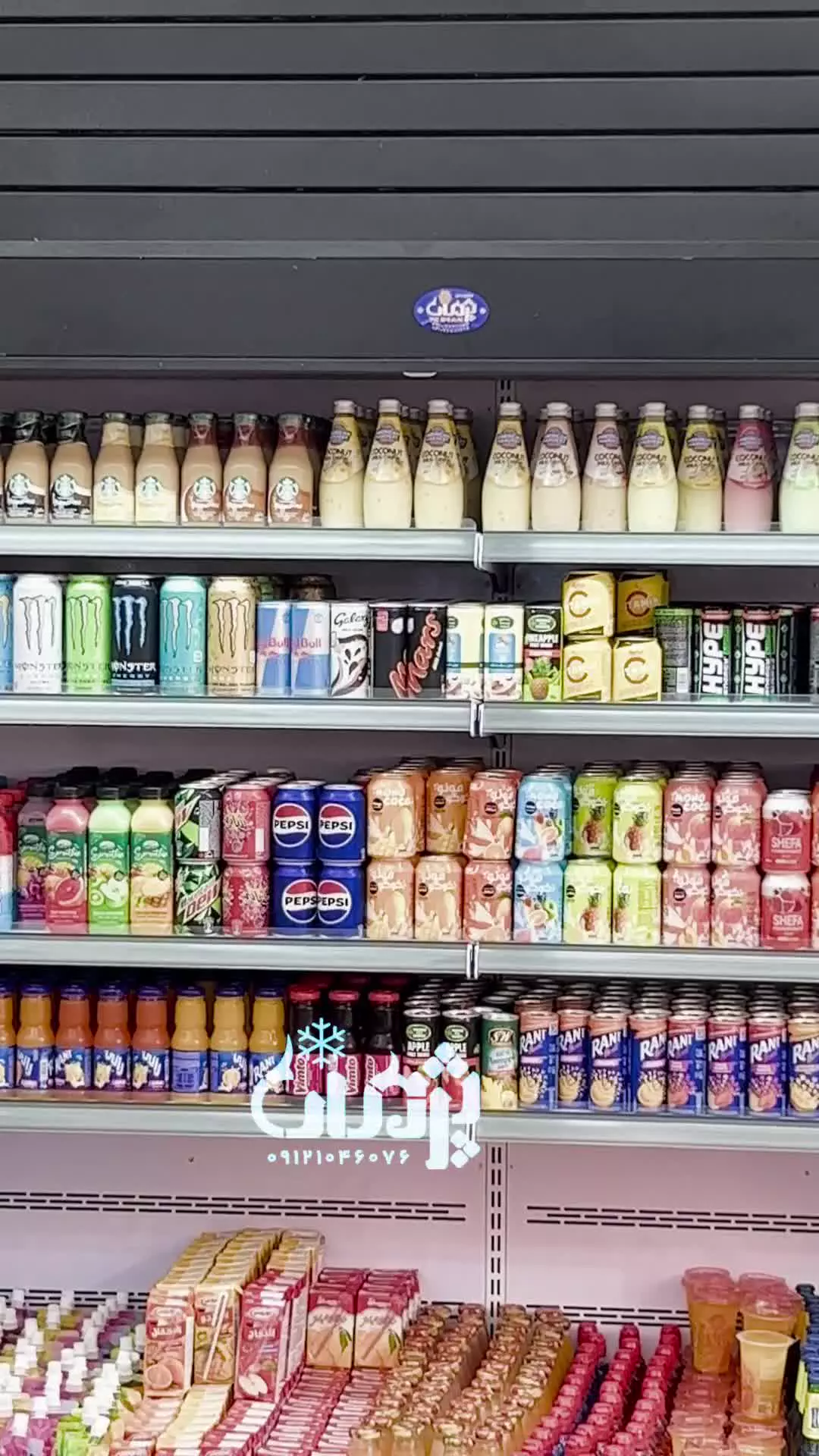 یخچال فروشگاهی/یخچال ایستاده پرده هوا صنایع برودتی پژمان