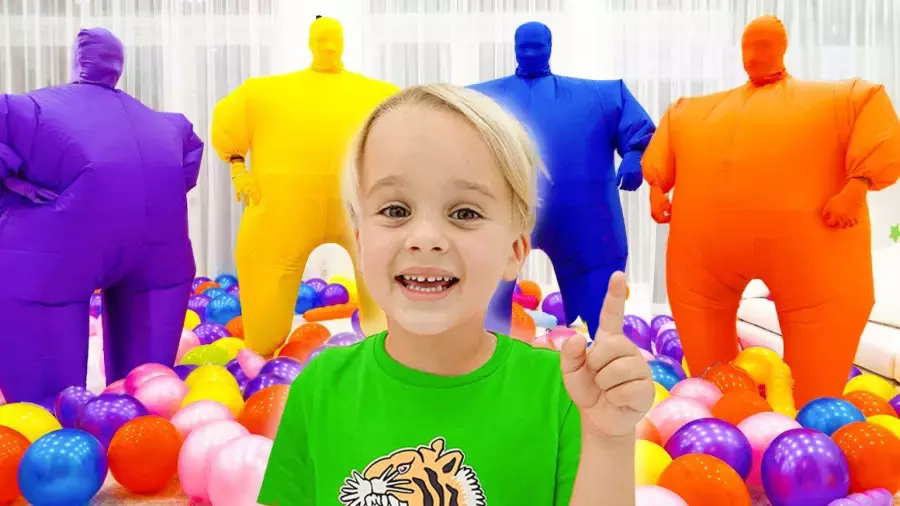 ولاد و نیکی طولانی-چالش دست آهنی-کارتون ولاد ونیکی جدید-برنامه کودک ولاد