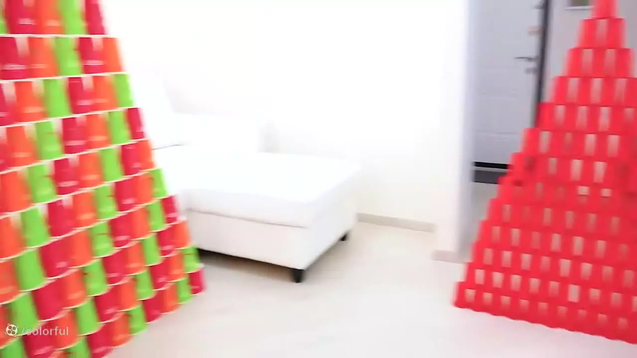 ولاد و نیکی طولانی-چالش لیوان رنگی-کارتون ولاد ونیکی جدید-برنامه کودک ولاد