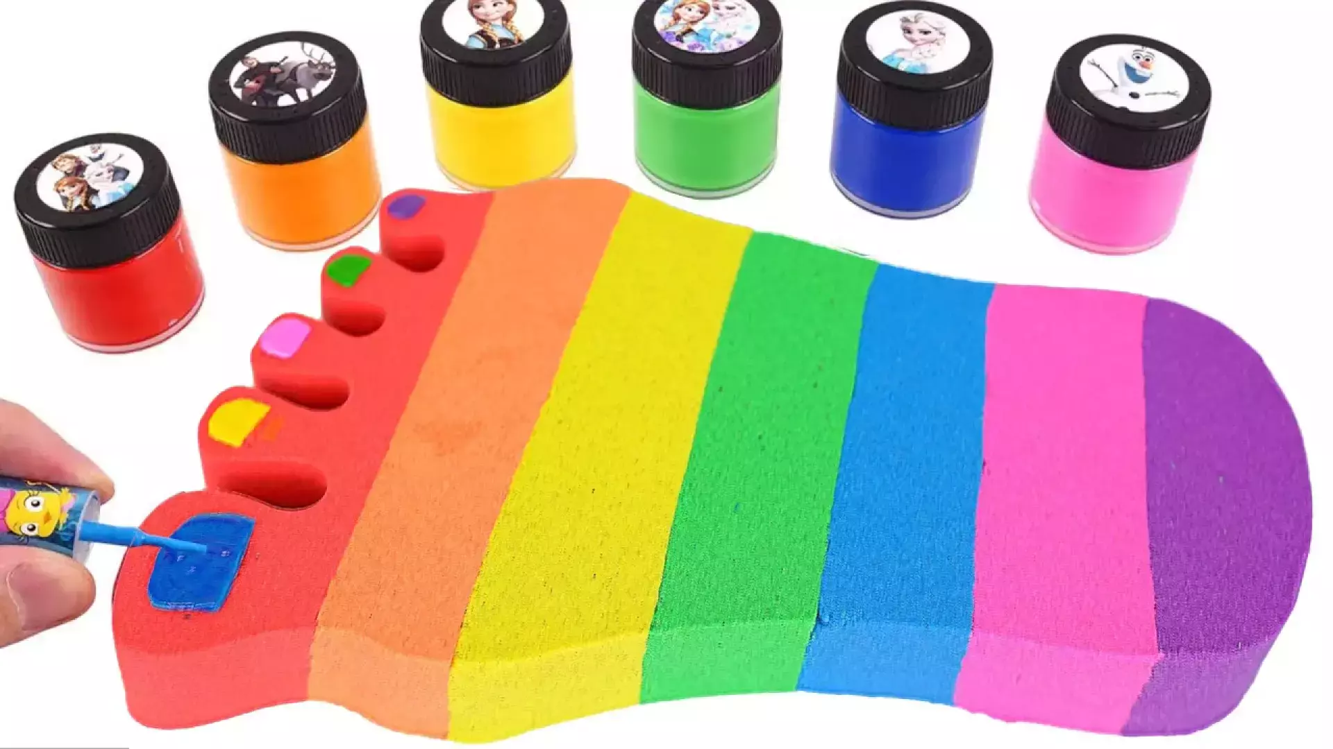 برنامه کودک شن بازی | اسمر شن بازی | سرگرمی شن با قالب های پا