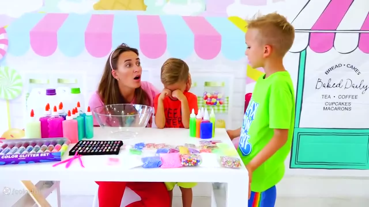 ولاد و نیکی طولانی-چالش اسلایم بازی-کارتون ولاد ونیکی جدید-برنامه کودک ولاد